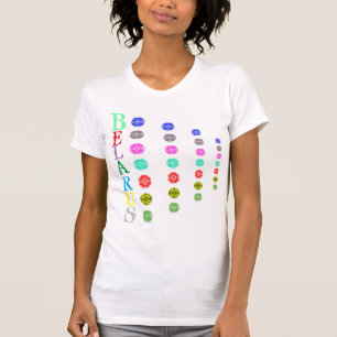 Lettres funky Biélorussie Б е л а р у с T-Shirt Te