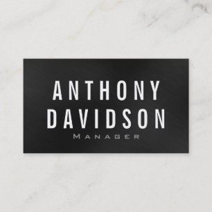 LETTRES GRÂCE blanche GRANDE Carte de visite moder