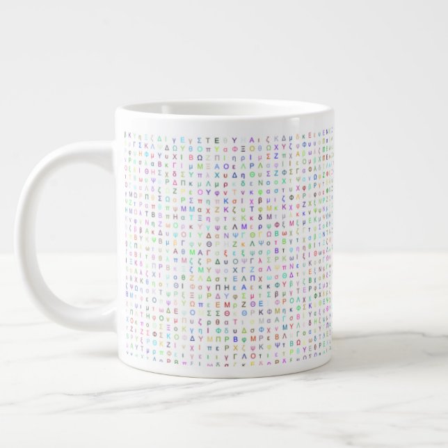 Lettres grecques 20oz Mug (Gauche)