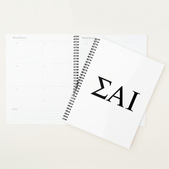 Lettres grecques Sigma Alpha Iota (Devant avec enveloppe)