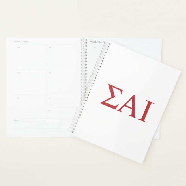 Lettres grecques Sigma Alpha Iota (Devant avec enveloppe)