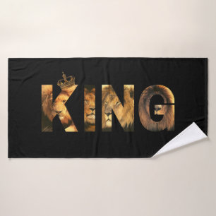 "Lettres Lion ROI" Design sur noir