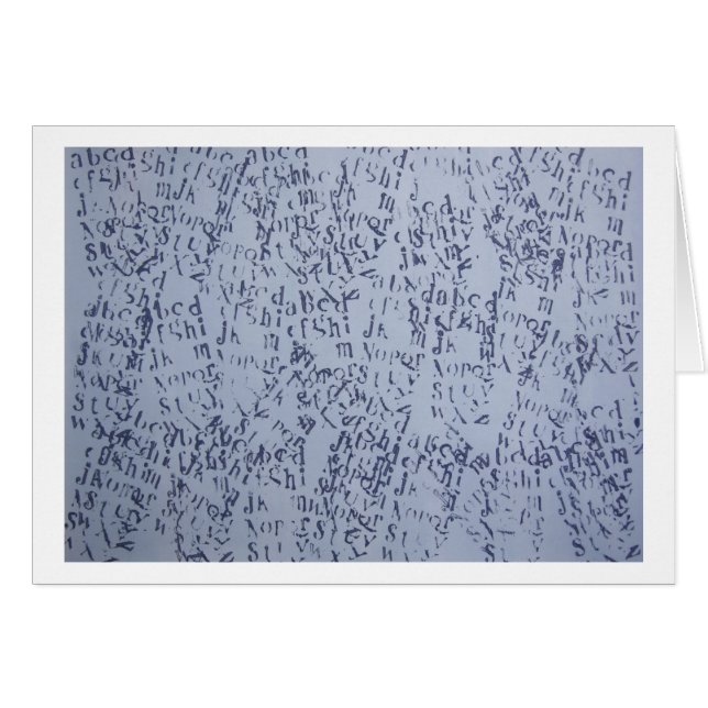 Lettres mélangées (Devant horizontal)