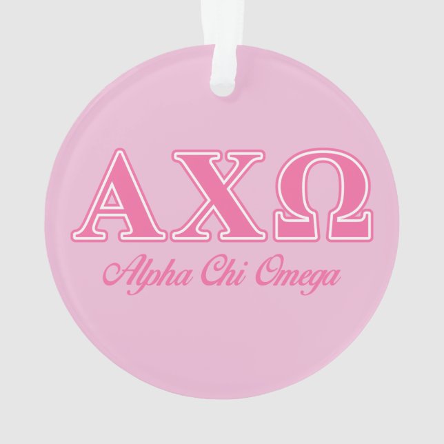 Lettres roses Alpha Chi Omega (dos)