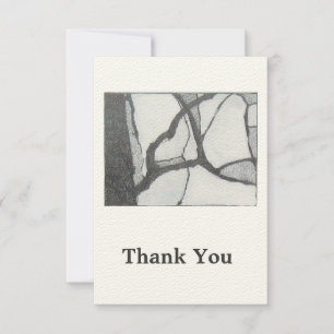 L'étude de branche - carte de note de Merci