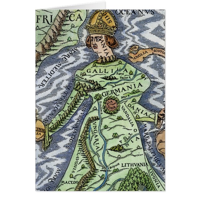 L'EUROPE EN TANT QUE REINE, 1588 (Devant)