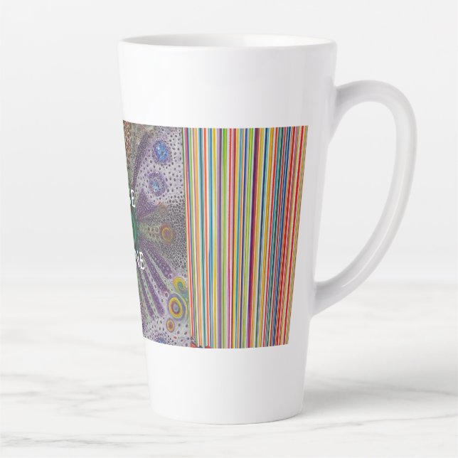“Lève-toi et brille – Mug Abstrait Arc-en-ciel Pui (Droite)