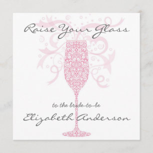 Lève ton invitation en verre