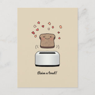 "Lève un toast !" Carte postale