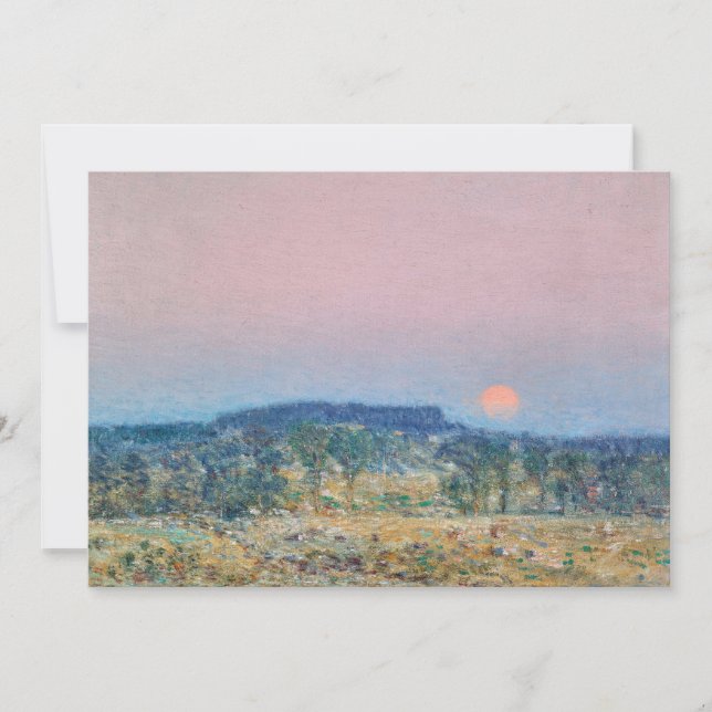 Lever de lune de septembre | Childe Hassam (Devant)