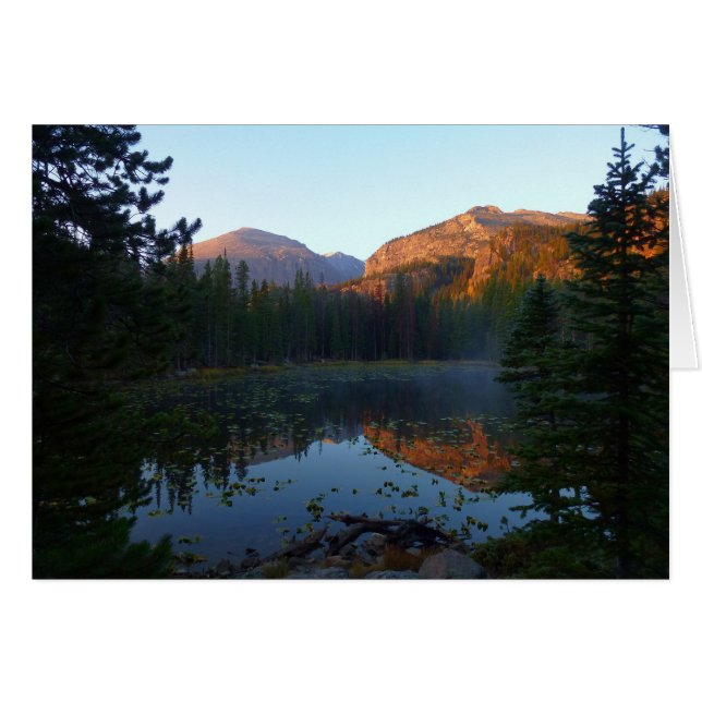 Lever de soleil au lac Nymph II (Devant horizontal)