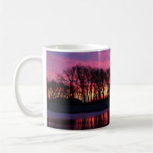 Lever de soleil coloré dans la Mug du Minnesota
