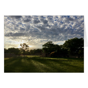 Lever de soleil dans la vallée du nord,