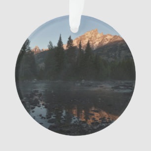 Lever de soleil de Grand Teton à Cottonwood Creek