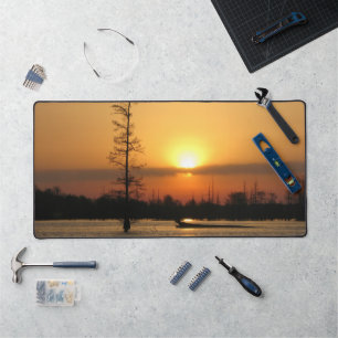 Lever de soleil de l'Arkansas sur le lac Millwood