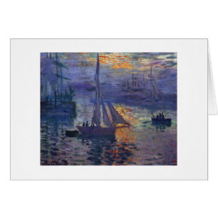 Lever de soleil de Monet à l'art de canotage de