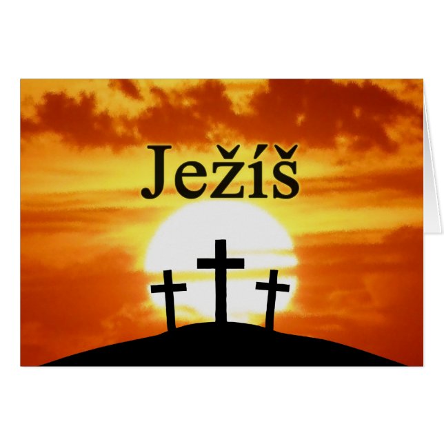 Lever de soleil Ježíš de calvaire (Devant horizontal)