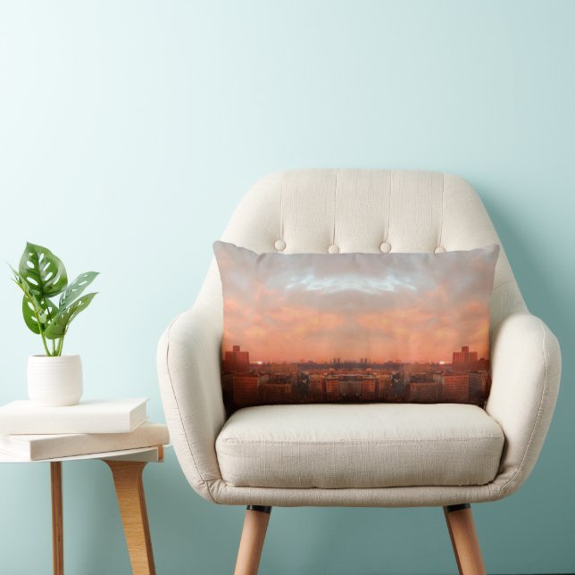 Lever de soleil miel, oreiller à lancer style Manh (Chaise)