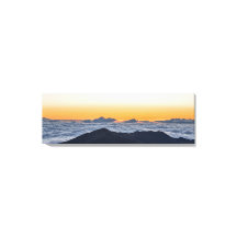 Lever de soleil panoramique à Haleakala sur toile