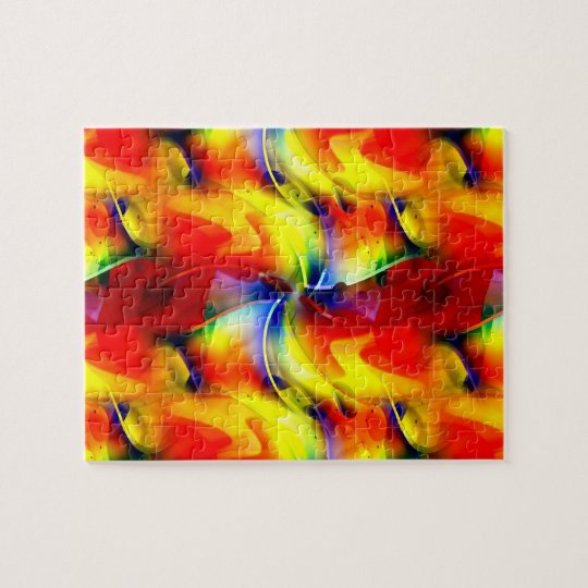 Lever de soleil psychédélique puzzle