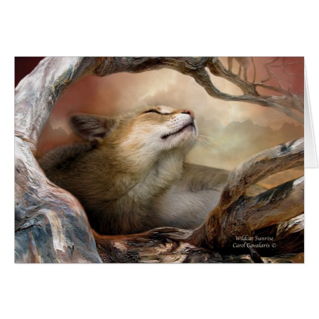 Lever de soleil sauvage ArtCard (Devant horizontal)