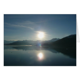 Lever de soleil sur College Fjord Alaska Photograp