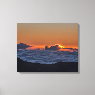 Lever du soleil à Haleakala photo sur toile envelo