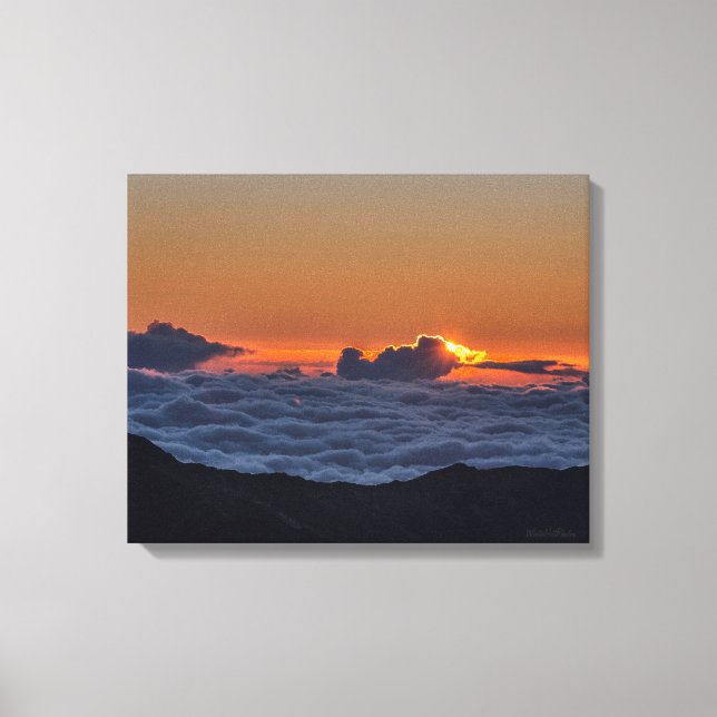 Lever du soleil à Haleakala photo sur toile envelo (Recto)