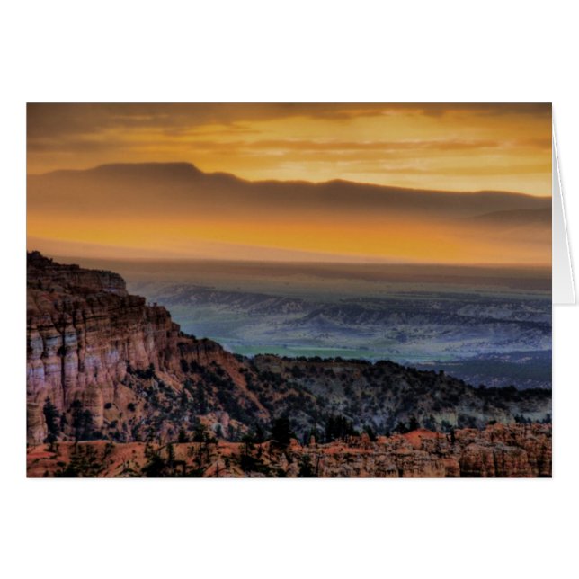 Lever du soleil au canyon de Bryce (Devant horizontal)