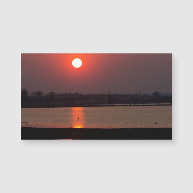 Lever du soleil au réservoir de Mandavu (Devant)