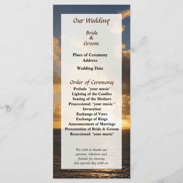 Lever du soleil avec nuages St. Martin Programme d (Devant)