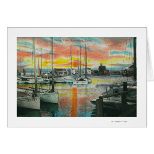 Lever du soleil dans le port