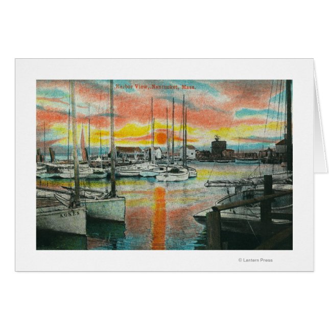 Lever du soleil dans le port (Devant horizontal)