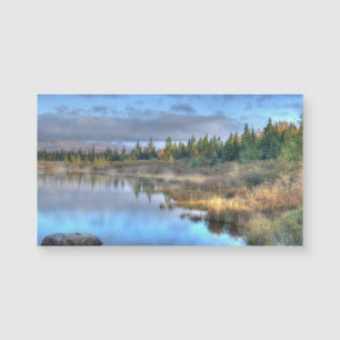 Lever du soleil d'automne au lac Moosehead Maine