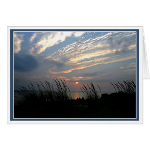 Lever du soleil de la mer