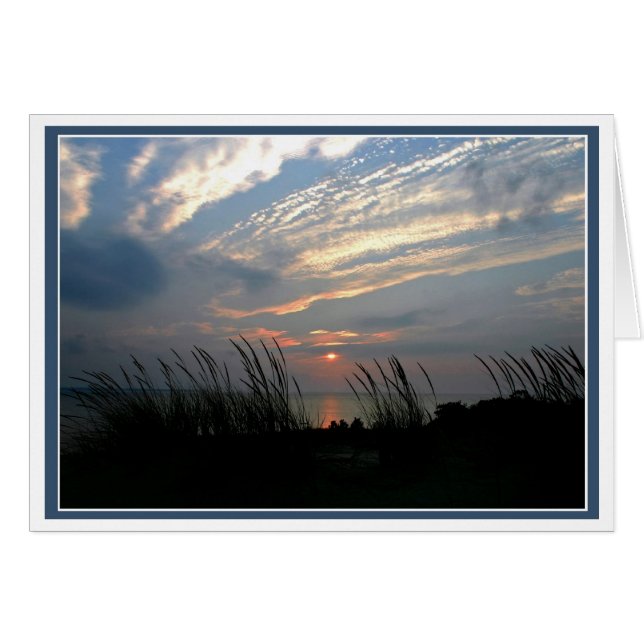 Lever du soleil de la mer (Devant horizontal)