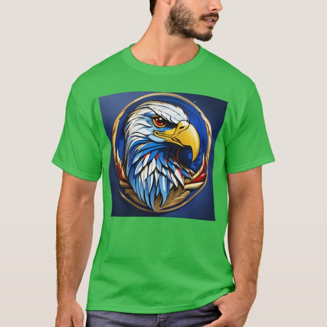 "Levez-vous au-dessus : T-shirt mode Oeil Aigle (Devant)