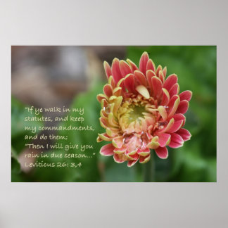 Leviticus 26:3,4 Poster des écritures