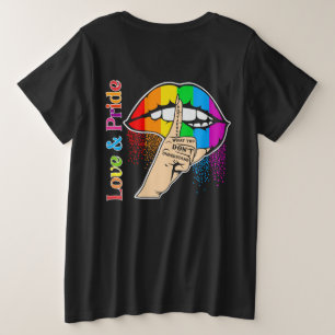 Lèvres Arc-en-ciel Fierté Lgbt