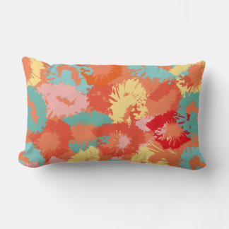 Lèvres chaudes, coussin pop art rétro