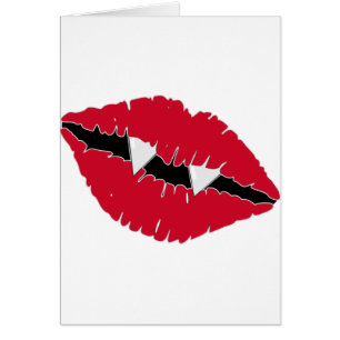 Lèvres et crocs rouges