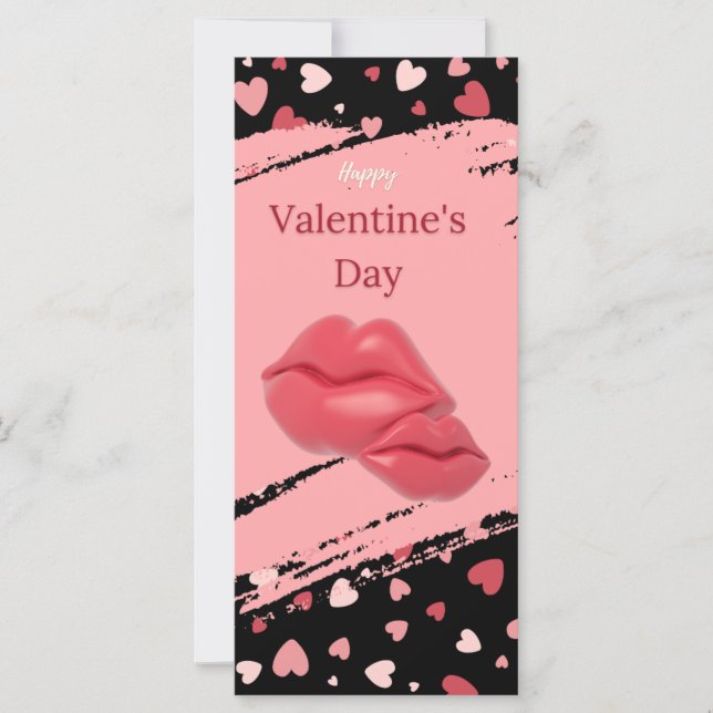 Lèvres Heureuse Sainte-Valentin Vous aimez chérie (Devant)