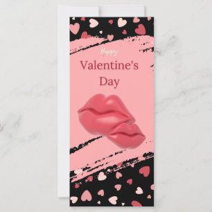 Lèvres Heureuse Sainte-Valentin Vous aimez chérie