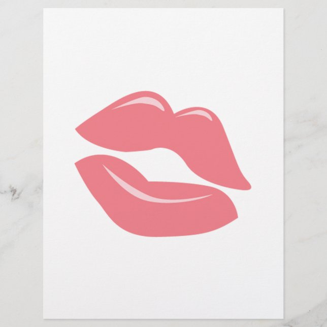 Lèvres Kissy Rose (Devant)