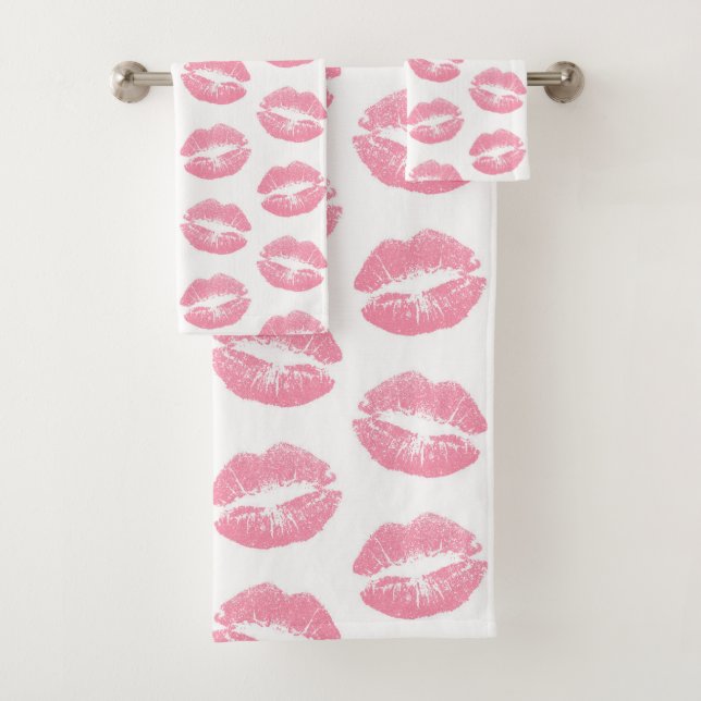 Lèvres Roses, Motif De Lèvres, Rouge Rose, Baiser (En situation)
