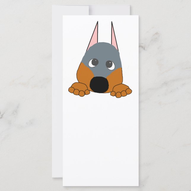 levrette bleu dobie et rouille (Devant)