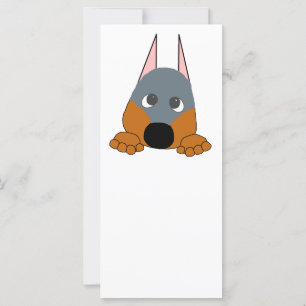 levrette bleu dobie et rouille