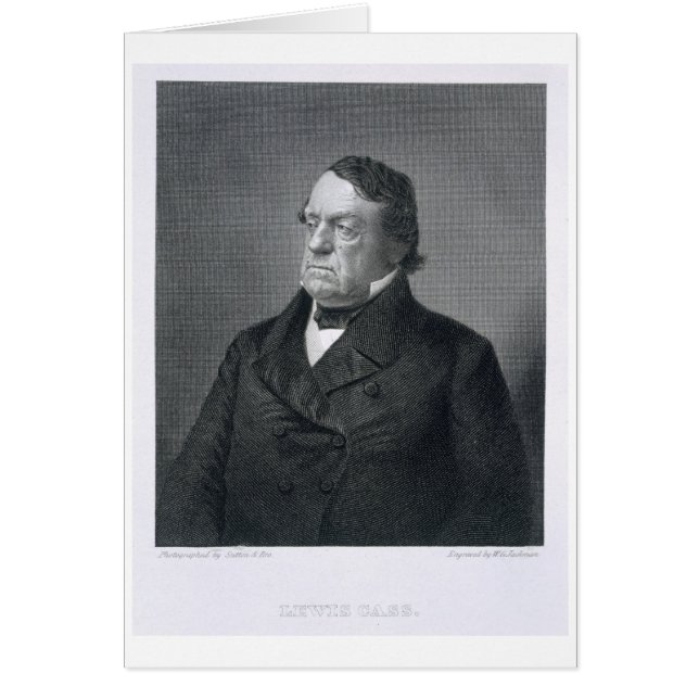 Lewis Cass, gravée par William G. Jackman (fl.c.1 (Devant)