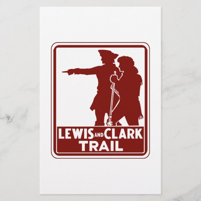 Lewis & Clark, Panneau de signalisation, USA (Devant)