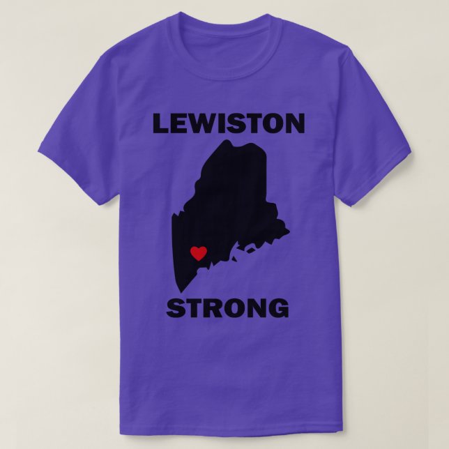Lewiston Maine Strong TShirt (Design devant)